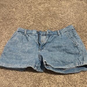 Casual Light Blue Denim Women’s Shorts